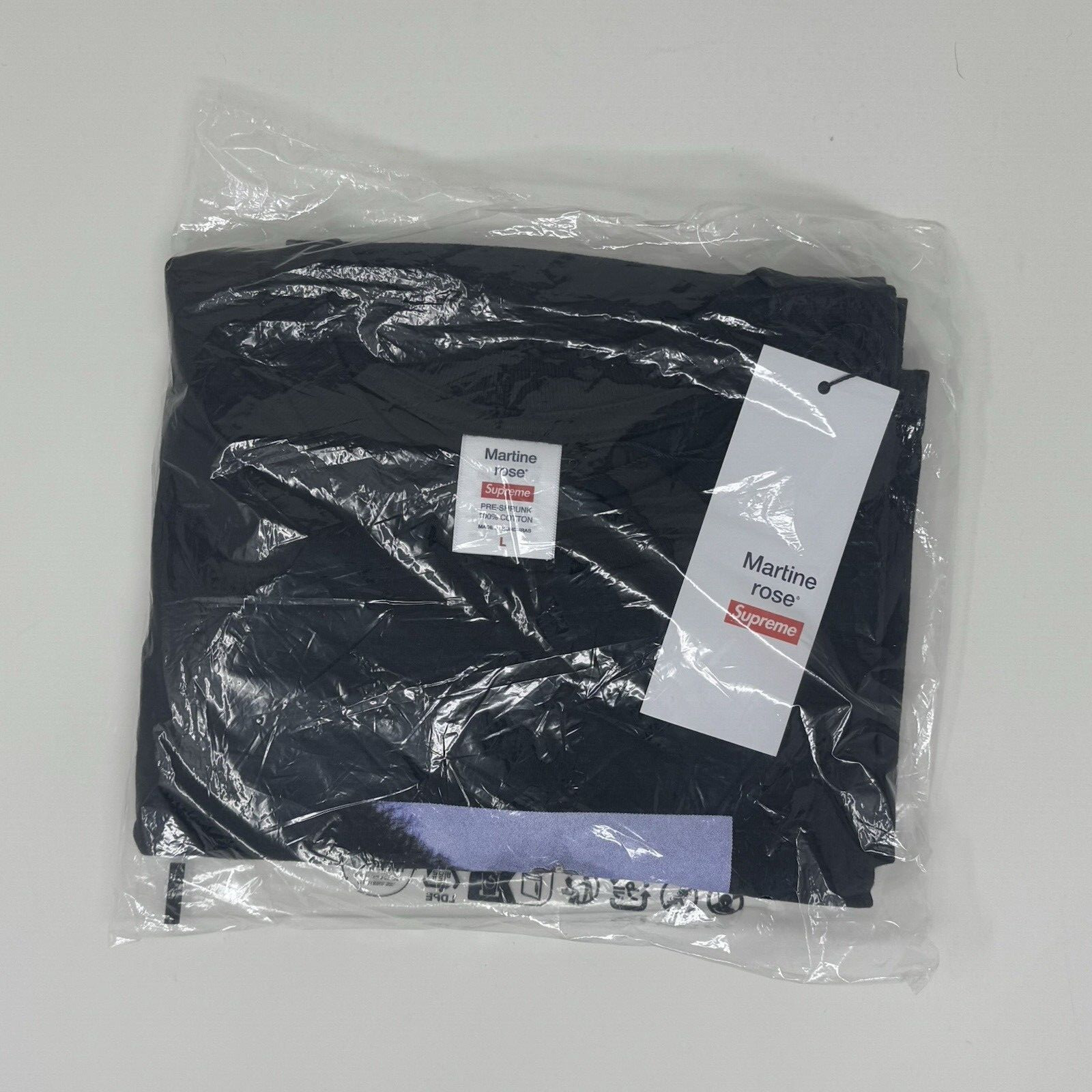 Supreme FW24 x Martine Rose Lee Scratch Perry LSP Tee Black T-Shirt Men's Size L