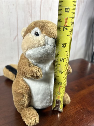Ganz Webkinz Chipmunk Plush HM217 Stuffed Animal Retired No code 7” Tall - Picture 4 of 7