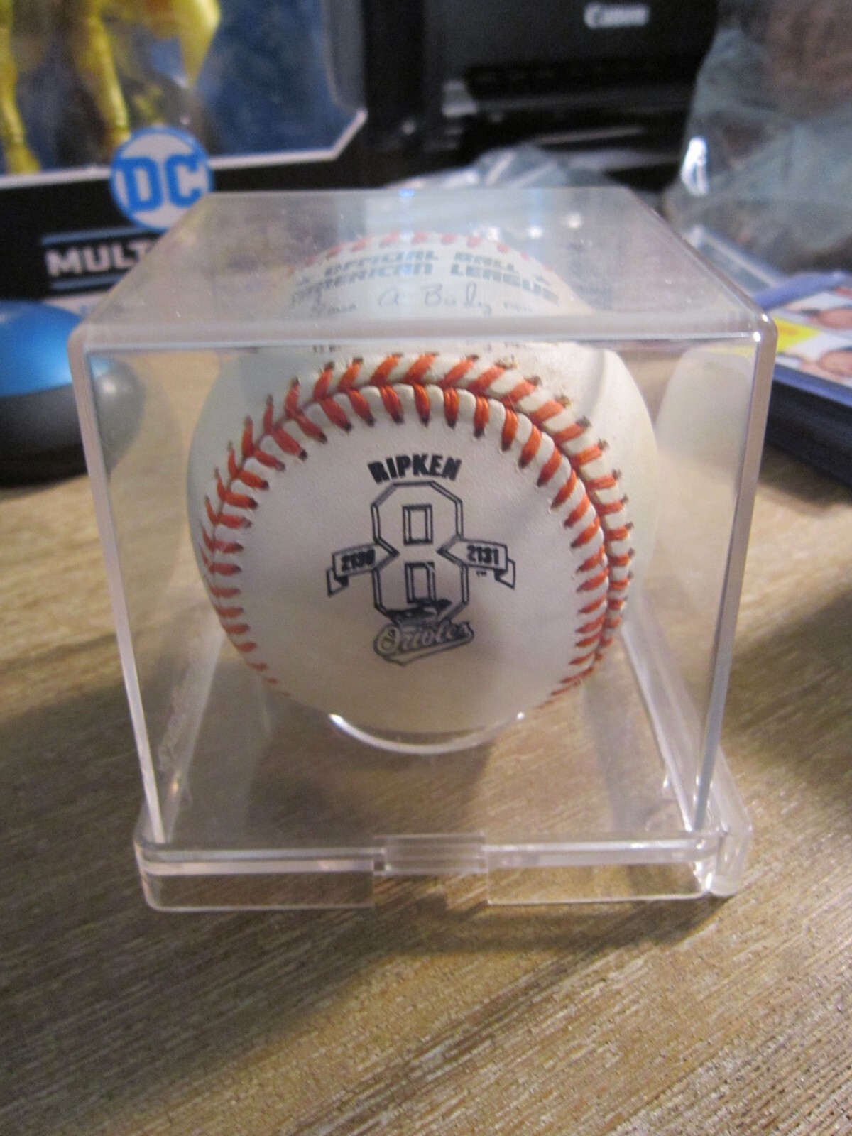 Rawlings American League Cal Ripken Jr 2130/2131 Commemorative Baseball ...