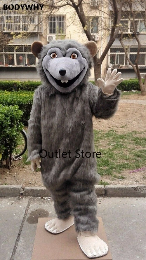 Rat Mouce Mascot Costume Suit Cosplay Party Dress Easter Adult