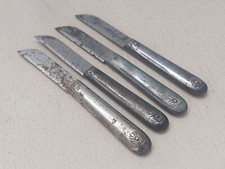 4 x altes Messer - ca. 16cm - Alter? Hersteller?