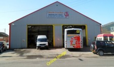 Photo 6x4 Lloyds Coaches depot in Machynlleth Located in the Old Crosvill c2012