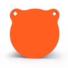 Highwild AR500 Steel Target 6" x 1/2" Gong Shooting Metal Target - Neon Orange