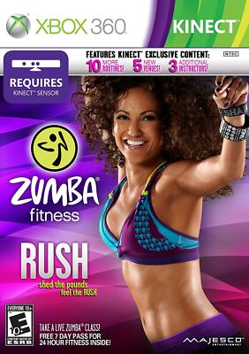 ZUMBA FITNESS RUSH XBOX 360 SPIEL (BENÖTIGT KINECT)