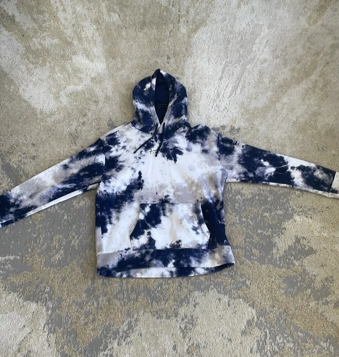 Hollister Must Have Collection Tie Dye Pullover Hoodie Sweatshirt Men's  Size S