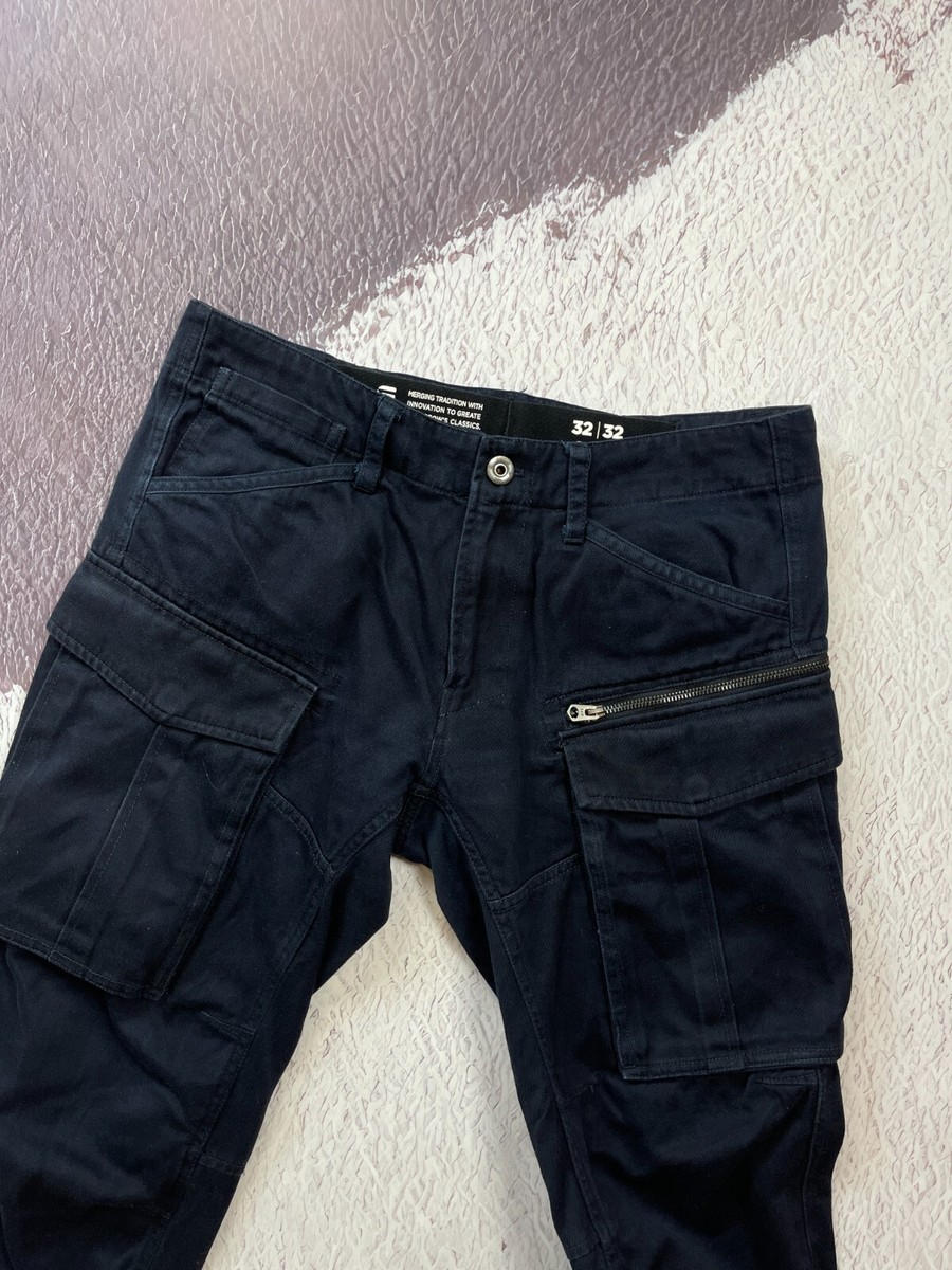 パンツ G-STAR RAW RESEARCH 3D PILOTTE W32 L30 GSRR 3D Pilotte Cuffed Jeans | Dark blue | G-STAR® US