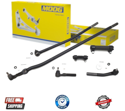 NEW MOOG Drag Link Tie Rod Sleeve Steering Kit fit Dodge Ram 4X4 2500 3500 98 99
