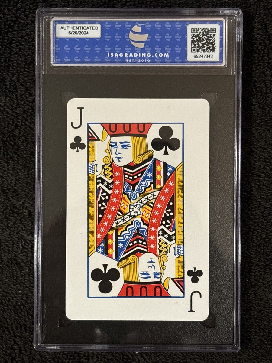 旧裏　Miki Tanakaイラストカード 10枚セット 1978 Landsman Mickey Mantle Jack Of Clubs ISA 10