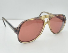 Vintage Le-Star Hawk Gray Pilot Sunglasses Hong Kong FRAMES ONLY