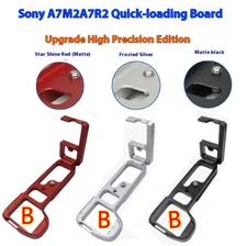 Sony A7M2/A7R2/A7S2 (A7llA7Rll) Quick Release Plate L-Bracket Vertical Grip