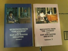 Questions from "The Answer" with Dan & Bonnie Sheaffer, vol 1 (1987) & 2 (1988)