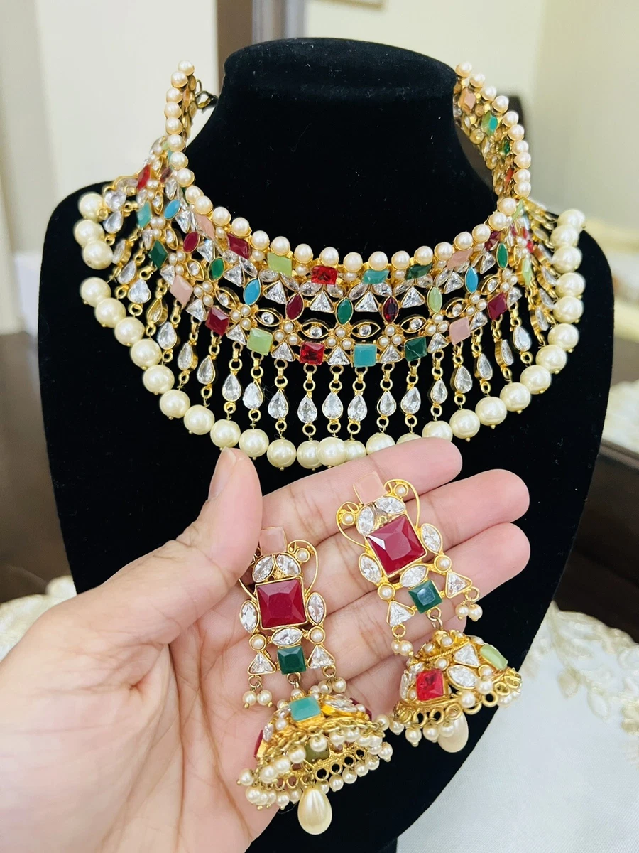Polki choker deals necklace online