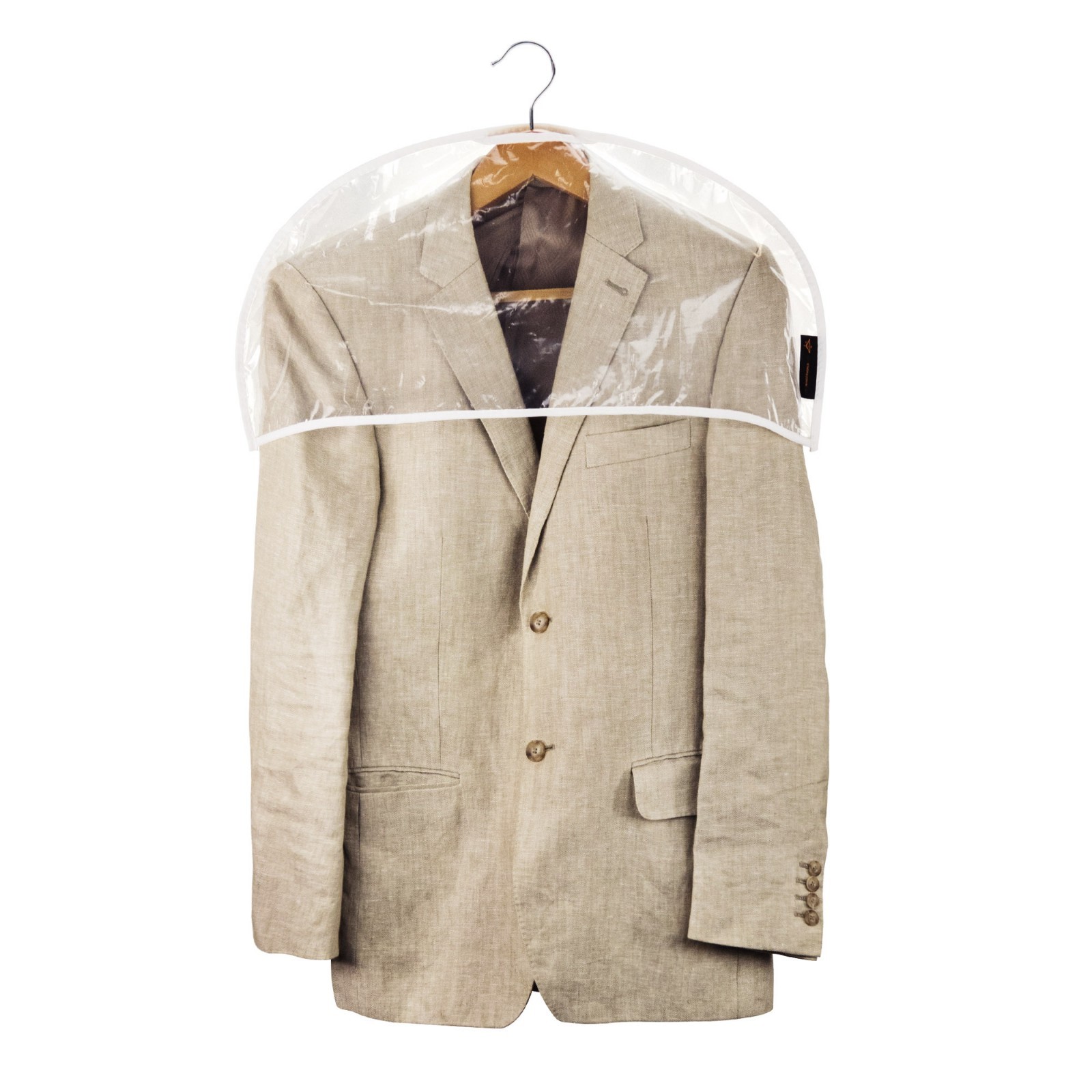 Clear Top Clothes Covers Shoulder Protector Garment Bag 12" Short Suit Storage eBay