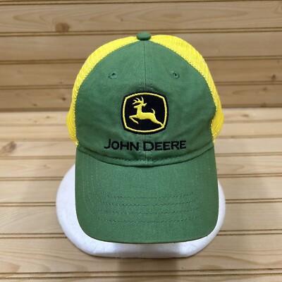 JOHN DEERE Toddler Hat Baseball Ball Cap Adjustable SNAPBACK Mesh Back