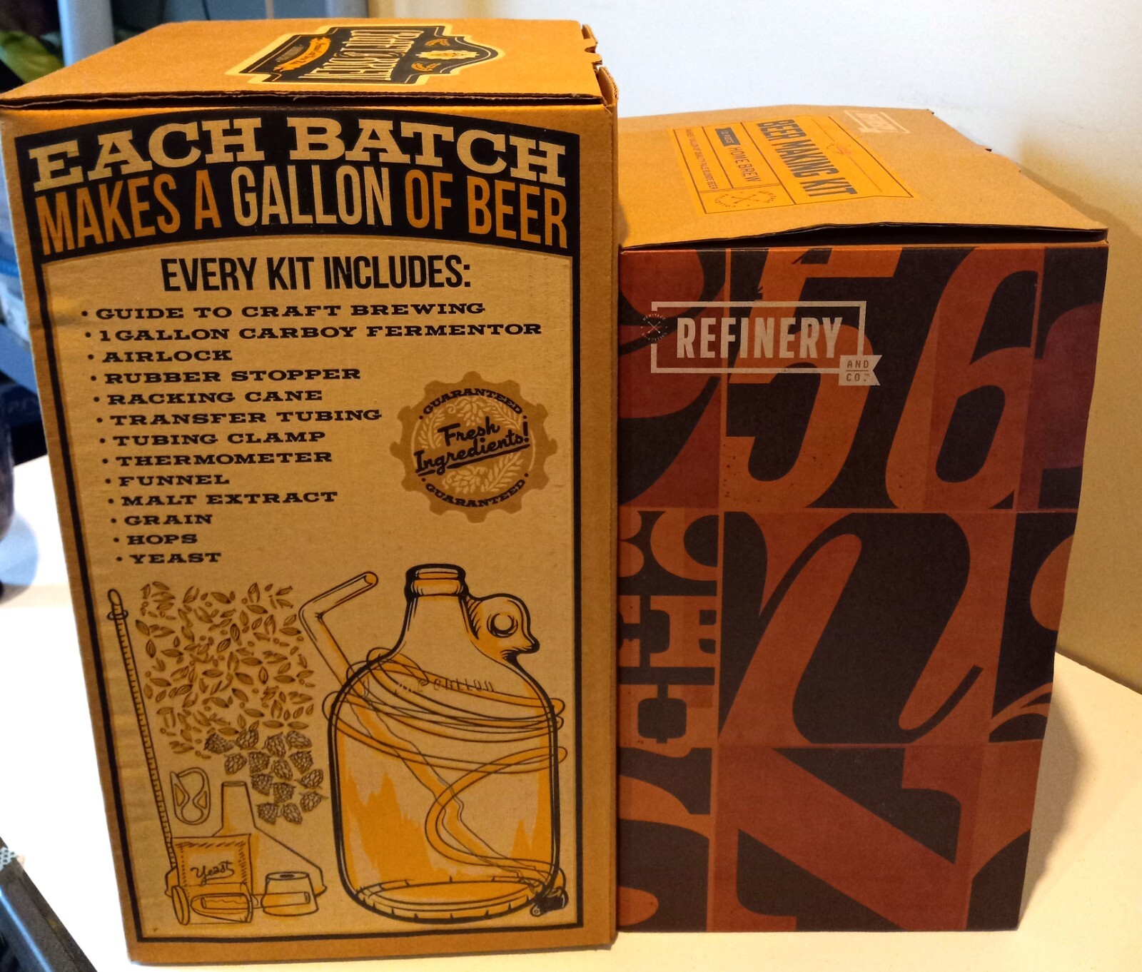 Hefeweizen Premium Craft Brewing Kit & Refinery & CO. Beer Making Kit Both NEW! 858267004077 eBay