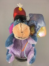 Disney Store Eeyore w/ Balloons 7" Winnie The Pooh Friend Plush Bean Bag Beanie 