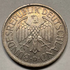 1981 Germany 1 Mark - Beautiful Coin - #A-024-B