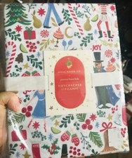 Pottery Barn Nutcracker Duvet Set Queen 2 Standard Shams Holiday Rifle Paper 3pc