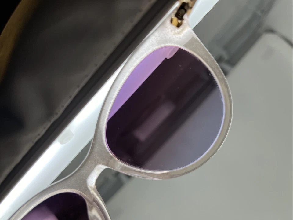 KATE SPADE NEW YORK JANALYNN/S 2T3QR БЕЖЕВЫЙ БЛЕСТЯЩИЙ С ФИОЛЕТОВЫМИ ЛИНЗАМИ СОЛНЦЕЗАЩИТНЫЕ ОЧКИ SG89 - Изображение 3 из 4