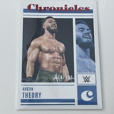 2023 Panini Chronicles WWE - Red 64 Austin Th...