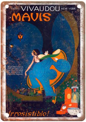 March 1920 Vintage Liquor Poster Retro Look Reproduction Metal Sign E1201