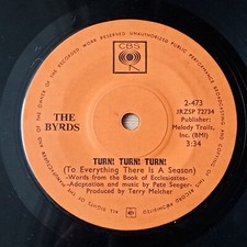 THE BYRDS Rare Malaysia 45rpm 7" single EP CBS 2-473