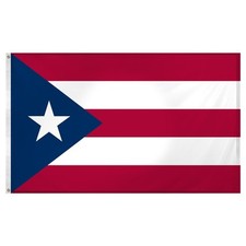 Puerto Rico Flag Super Poly 4x6 Large House Flag Banner Grommets 100D