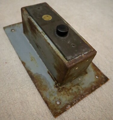 Vintage Otis Elevator Company Call Station Brass Face
