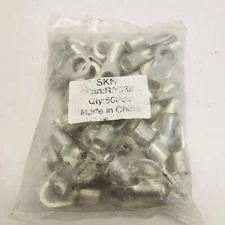 LOT OF 50 RING TERMINAL  NONE INSULATED 3/8"OD STUD 4