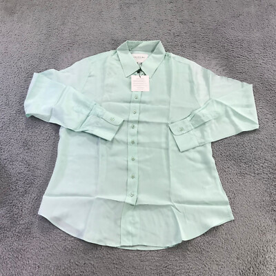The Shirt by Rochelle Behrens Top Womens Large Button Up Essentials Icon fgdf