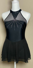 Dance Costume - iEFiEL - Size 10- Black  Rhinestones