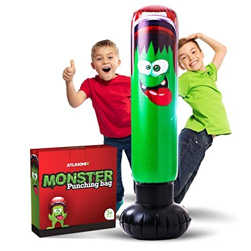 Inflatable Punching Bag for Kids Blow Up Kids Punching Bags