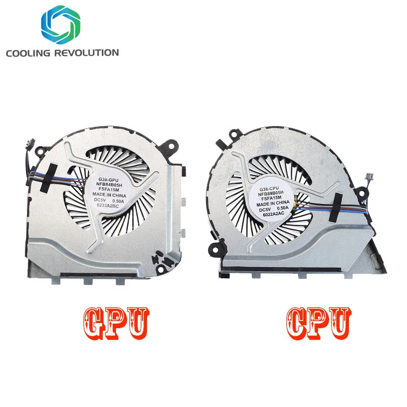 Laptop Cooling Fan for HP 17-W 17-W018C 17-W033DX TPN-Q174 910441-001 862954-001 - Image 2 of 2
