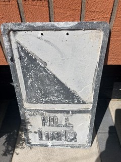 Aluminium / Alloy Hill gradient Street Sign Road Sign
