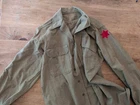 WW2 Military Shirt with Red Star Patch 1950-1953 Militaria, wool.