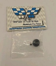 Robinson Racing Pinion Gear 48p 20t Pro Aluminum Black Anodized RRP-1320