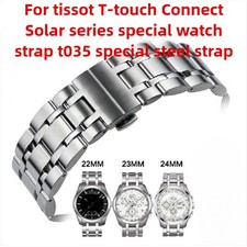 316 Solid Stainless Steel Watch Strap Butterfly Clasp 22 23 24mm for Tissot T035