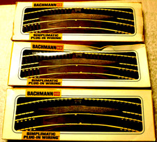 Bachmann HO Gauge Electric Trains Steel Track Sets Three 3 Boxed Plus