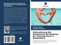 Anamul Hoque (U. A.) | Wahrnehmung Der Kinderheirat Bei MäDchen Der...