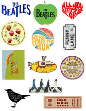 The Beatles Classic Rock Stickers