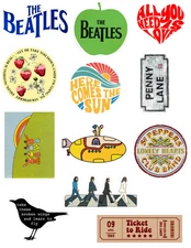 The Beatles Classic Rock Stickers