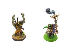Used Warhammer AoS Orruk Warclans: Weirdnob Shaman, Orruk Warchanter