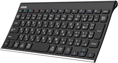 Arteck Bluetooth Keyboard  Stainless Steel Universal Portable Wireless Bluetooth