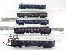 CU313 H0 ~ AC MARKLIN 42795 Express Train Car Set CIWL Orient Express 1928 - Original Packaging