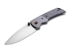 Gulu Marble Carbon Fiber Titanium Folding Pocket , Linerlock, D2 Steel Blade,...