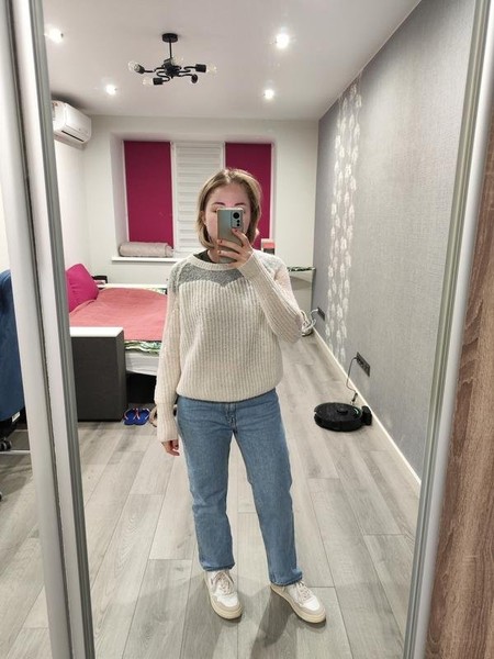Women Bimba y lola Sweater White Mohair 36 / S /