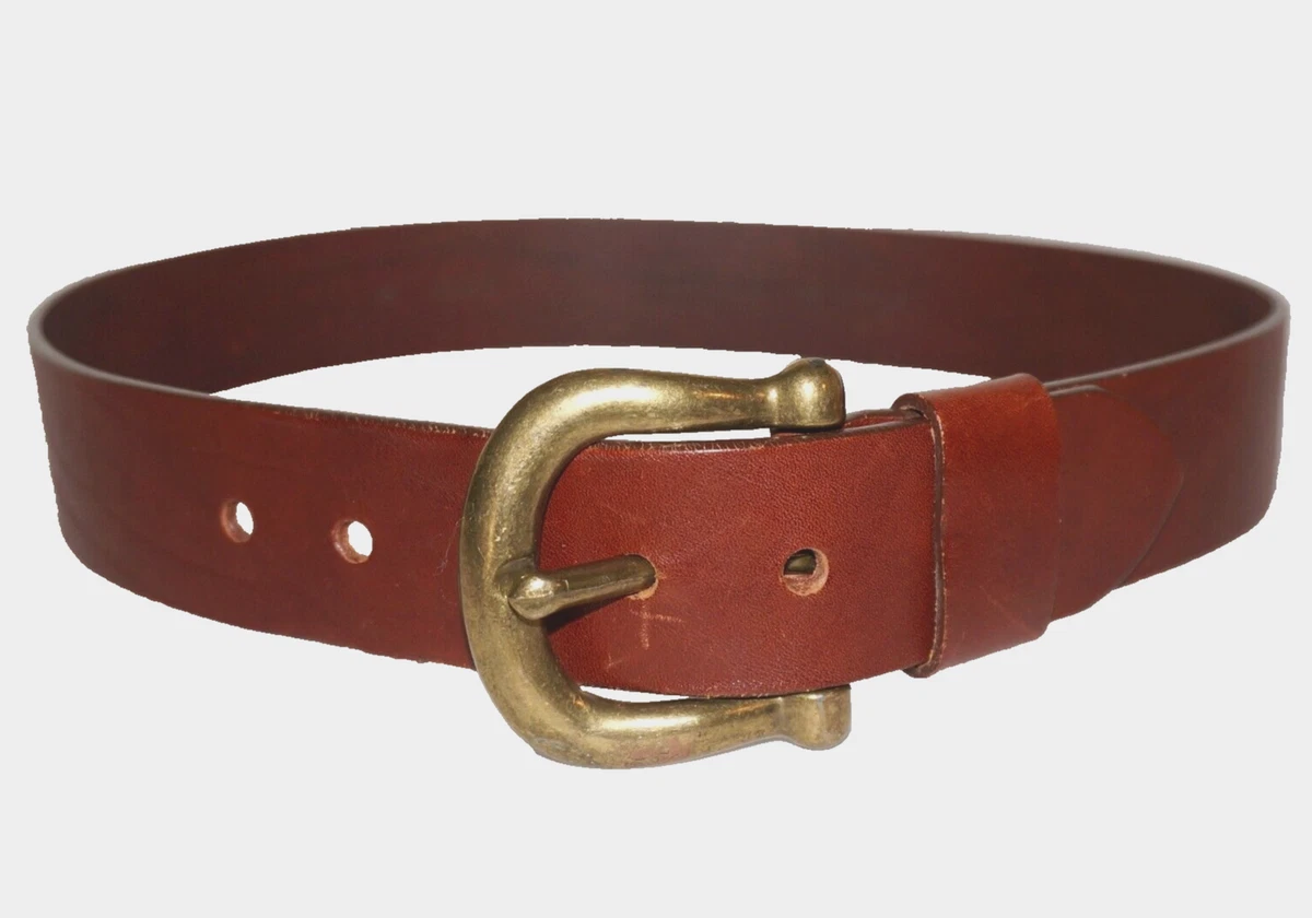 Vintage Eddie Bauer Vibrant Red Leather Belt RED WESTERN LEATHER BELT. FLORAL EMBOSSED LEATHER BELT  main image 4