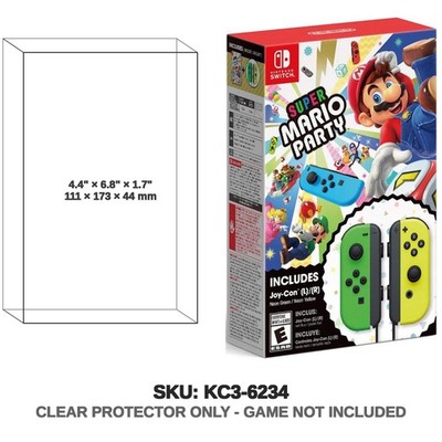 Protector For Super Mario Party With Neon Green And Yellow Joy Con Bundle