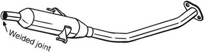 Mittelschalldämpfer BOSAL 284-573 für TOYOTA COROLLA Verso ZNR10_ ZNR10R ZNR11_