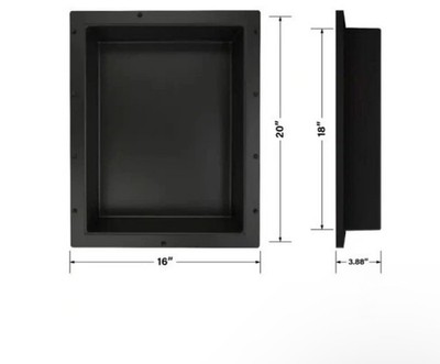 Tile Redi RN1620S Shower Niche Soap Shampoo Shelf 16'' x 20'' x 4''